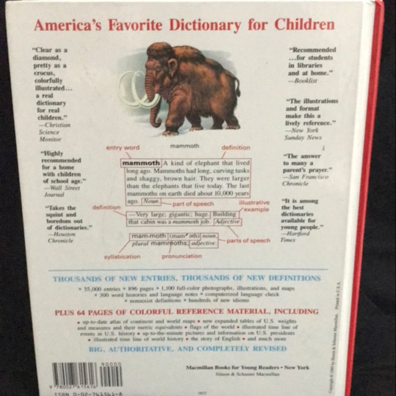 The Macmillan Dictionary for Children