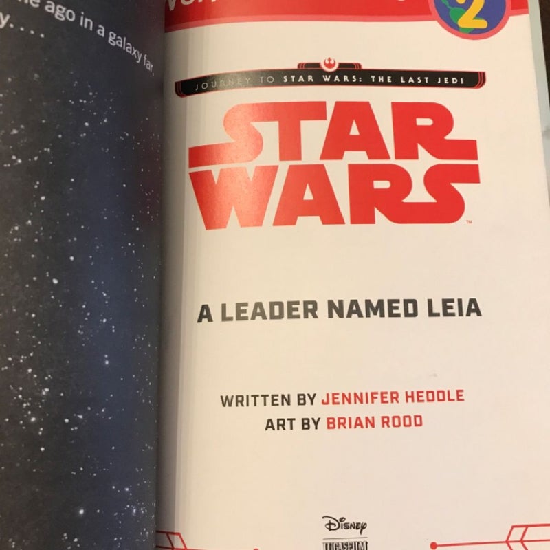 World of Reading Journey to Star Wars: the Last Jedi: a Leader Named Leia (Level 2 Reader)