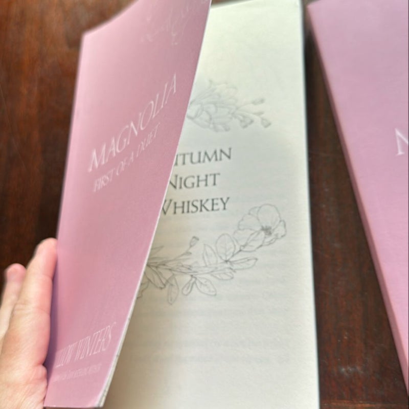 SIGNED Magnolia: Tequila Rose & Autumn Night Whiskey