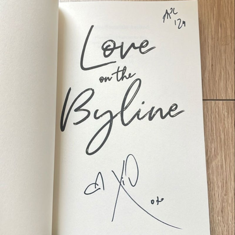 Love on the Byline Signed