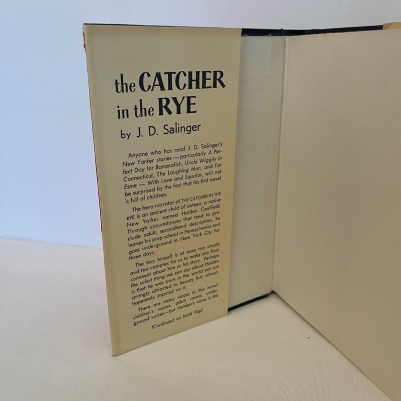 Vintage 1951 Hardcover The Catcher in the Rye