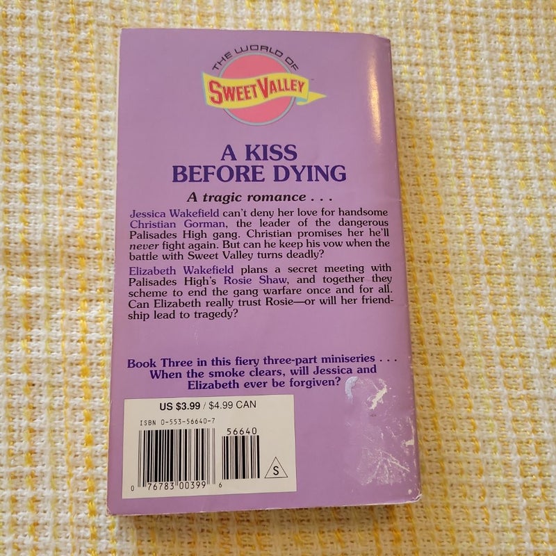 A Kiss Before Dying - Sweet Valley High - 1996