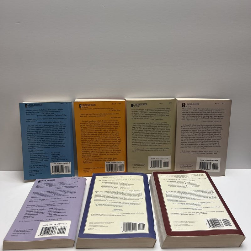 Hornblower Saga Series  (Books 1-6 & 10) Bundle 