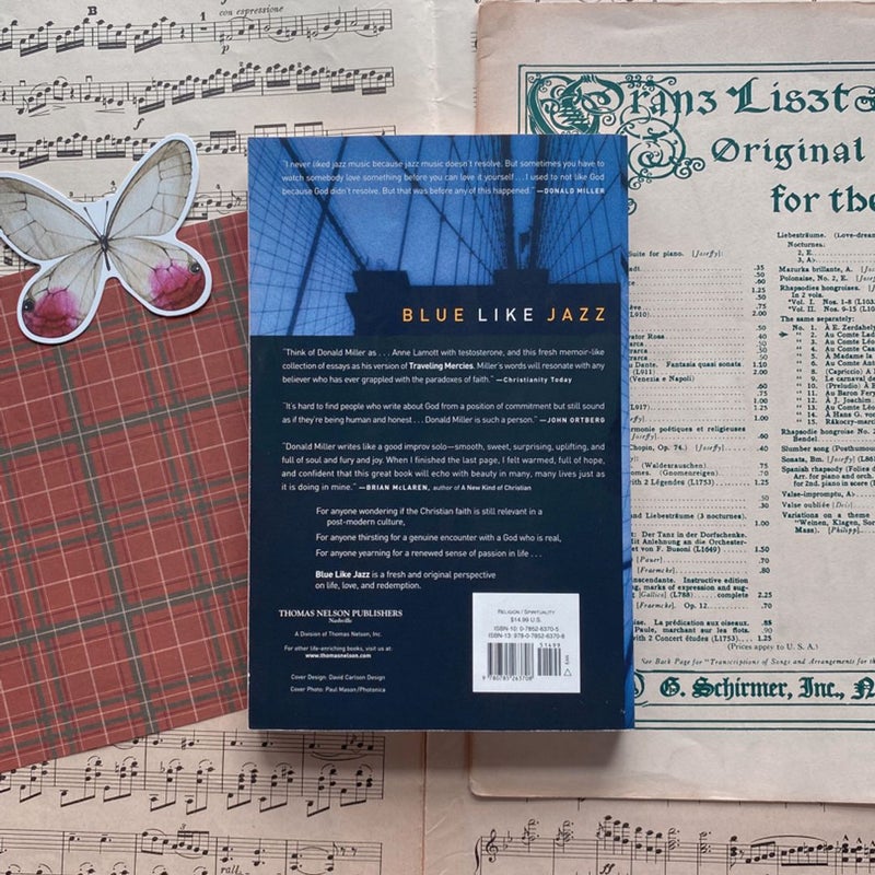 Blue Like Jazz by Donald Miller, Paperback Pangobooks