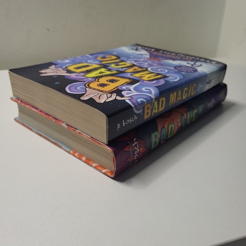 SIGNED ARC Bad Magic and hardcover Bad Luck bundle