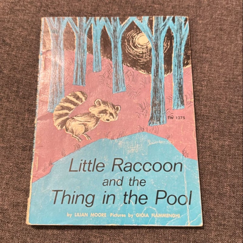 Vintage Little Raccoon and the Thing in the Pool