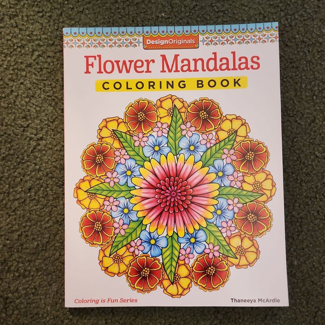 Flower Mandalas Coloring Book