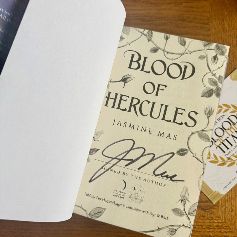 Blood of Hercules Page & Wick