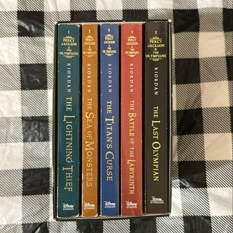 Percy Jackson Pbk 5-Book Boxed Set