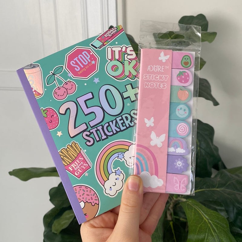 Girl’s Sticker Booklet + Tab Stickers 