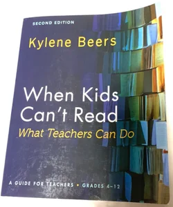 When Kids Can't Read-What Teachers Can Do