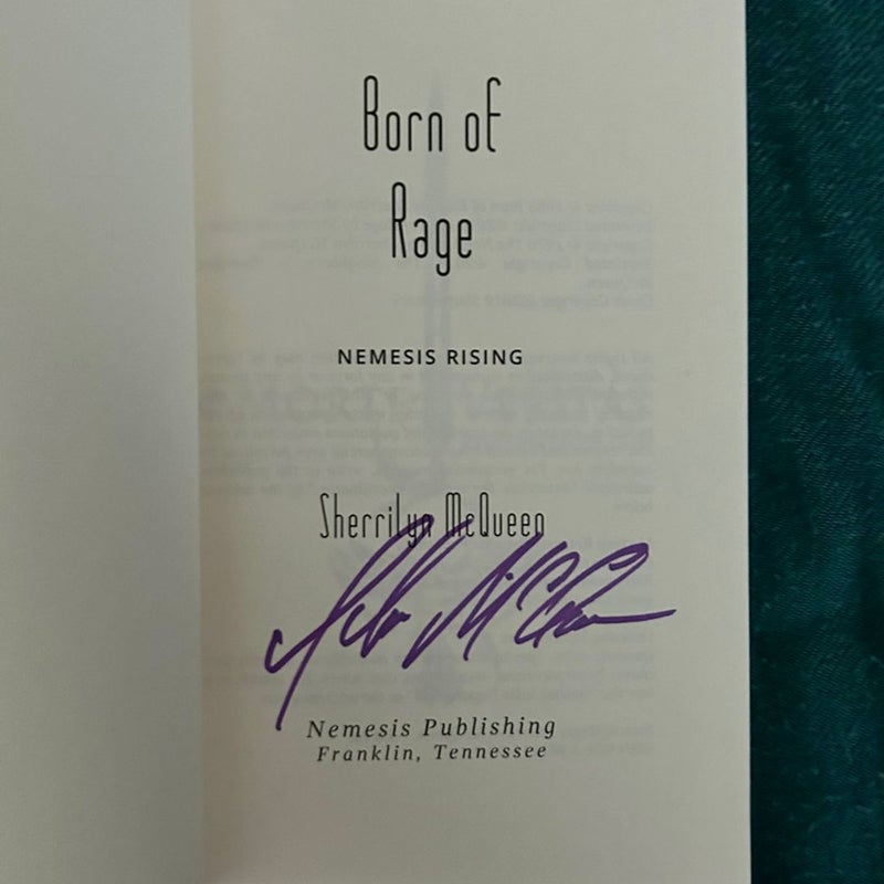 Born of Rage (Signed) 