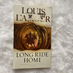 Long Ride Home Western Paperback Book by Louis L'Amour from Bantam Books  1989