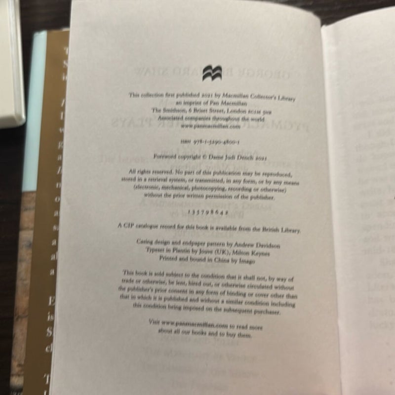Pygmalion and Other Plays