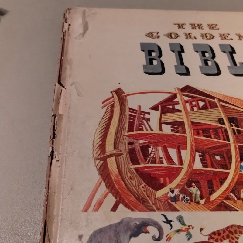 1946 The Golden Bible, The Old Testament A Giant Golden Book 