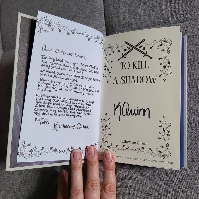 To Kill a Shadow (Signed Owlcrate Edition)