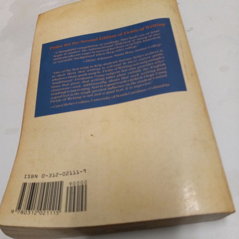 The Fields of Writing Reading Across The Disciplines