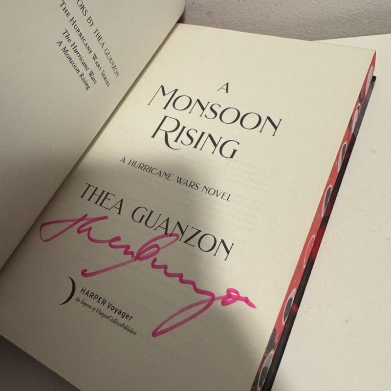 B&N Exclusive A Monsoon Rising SIGNED