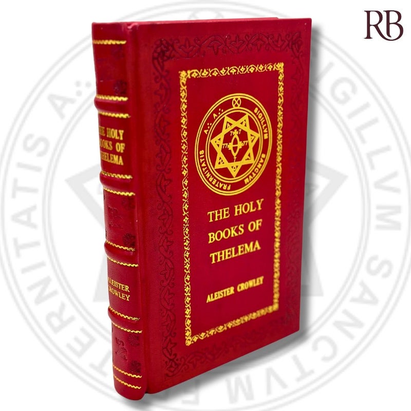 The Holy Books Of Thelema by Aleister Crowley Leather-Bound