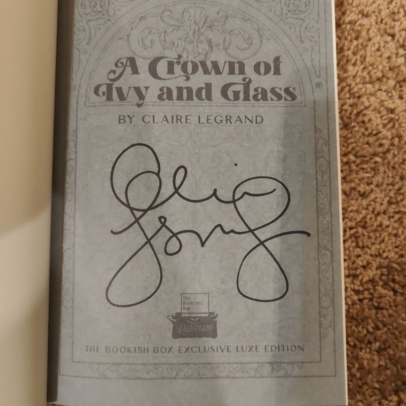 A Crown of Ivy and Glass - Signed Special Edition 