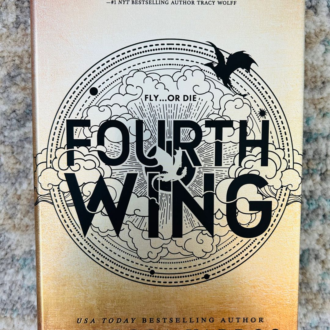 Fourth Wing By Rebecca Yarros New Hardcover First Edition Sprayed Edges ...