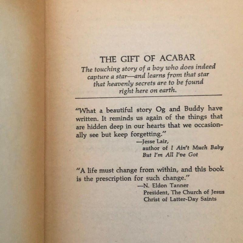 The Gift of Acabar