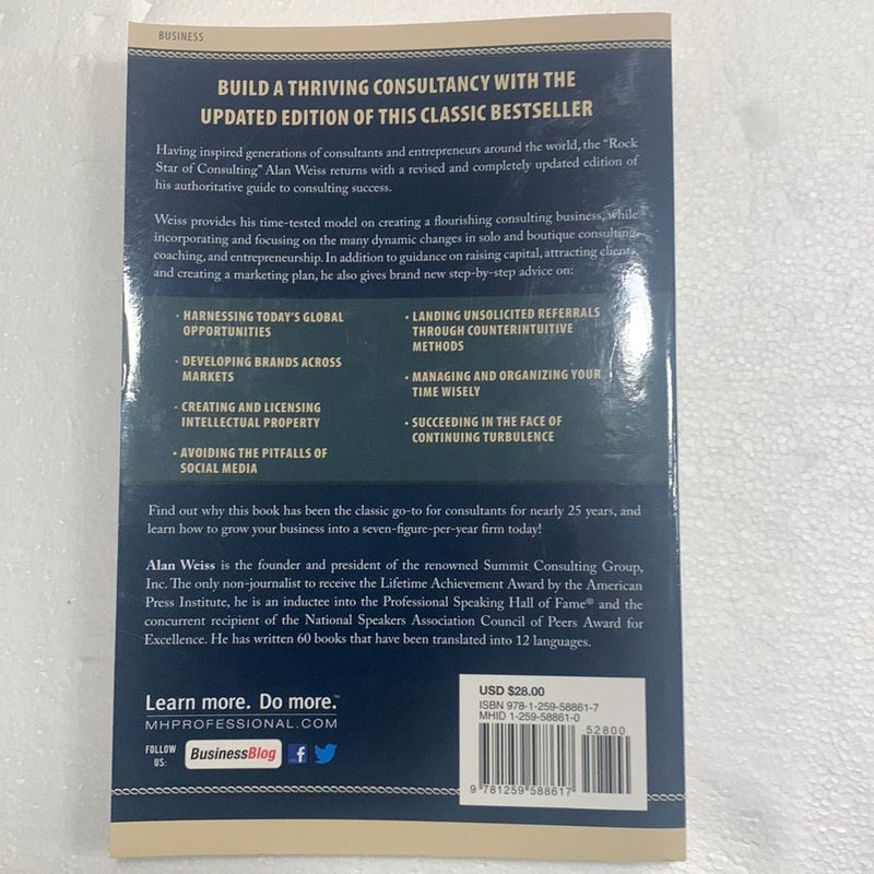 Million Dollar Consulting: the Professional's Guide to Growing a Practice, Fifth Edition