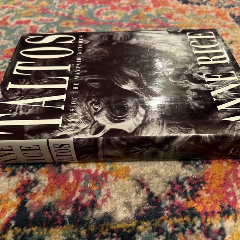Taltos  By Anne Rice First Edition Hardcover Excellent