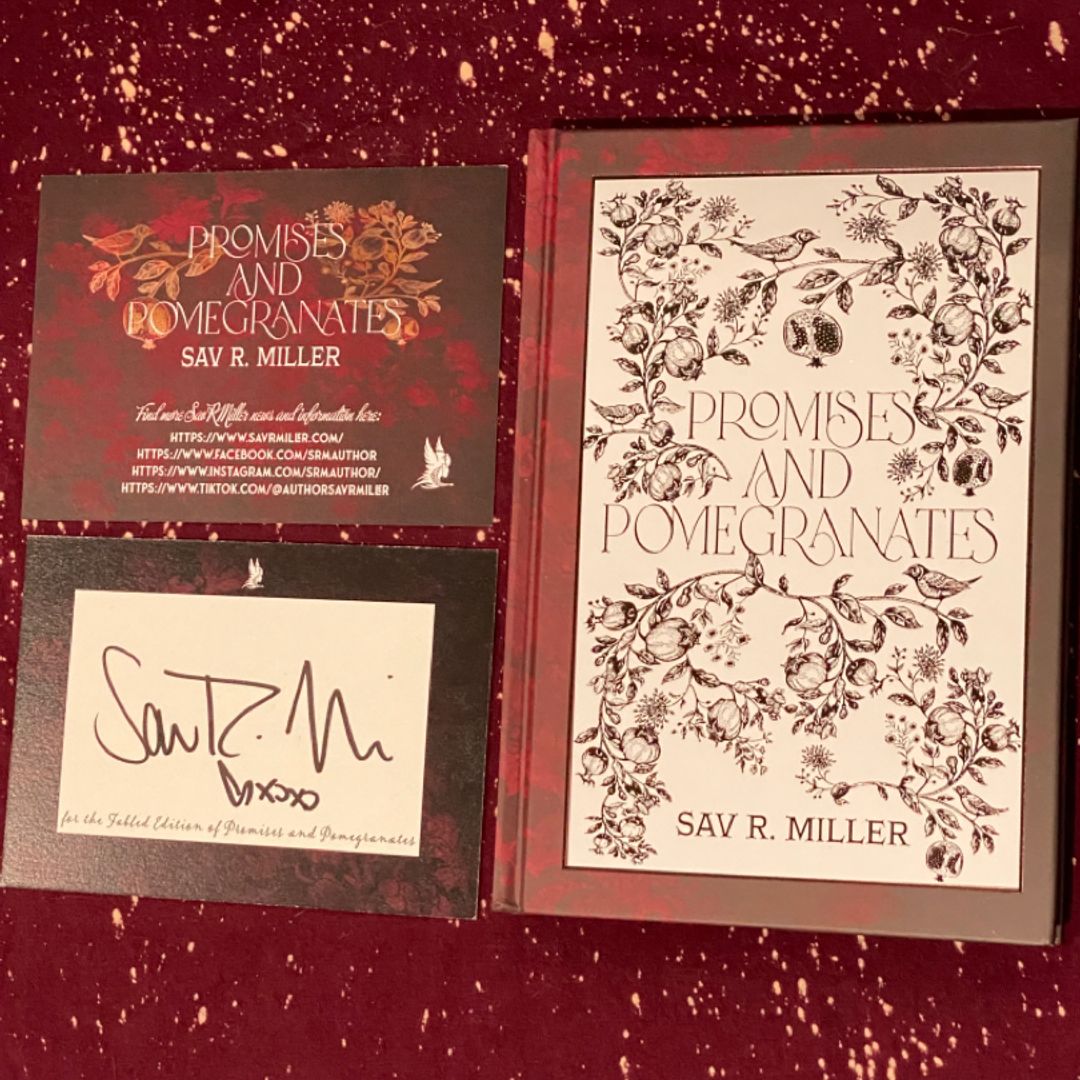 Promises and Pomegranates by Sav R. Miller high quality Fabled Edition