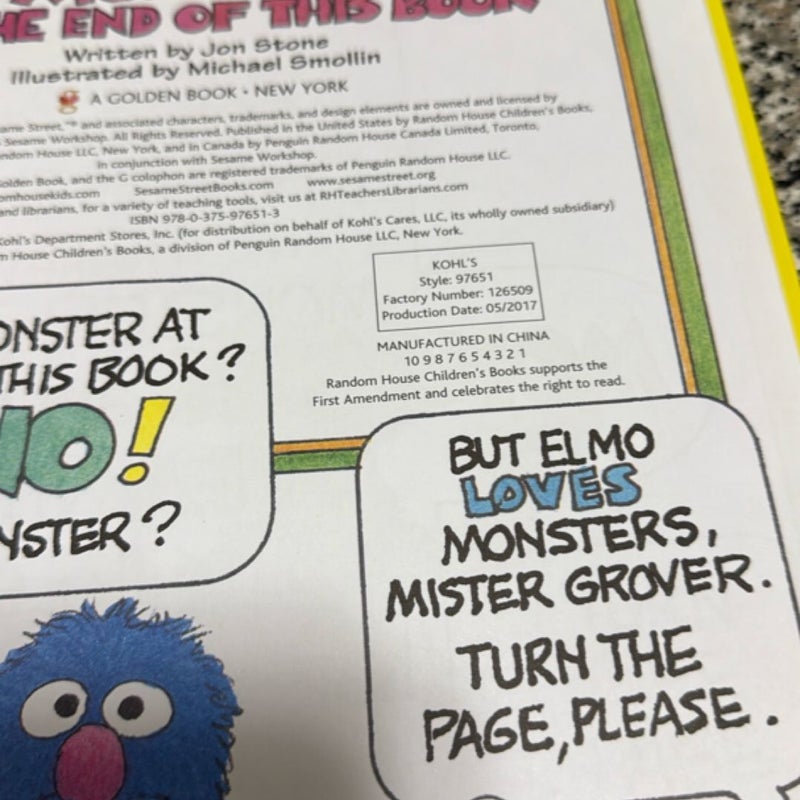 Another monster at the end of this book First edition 