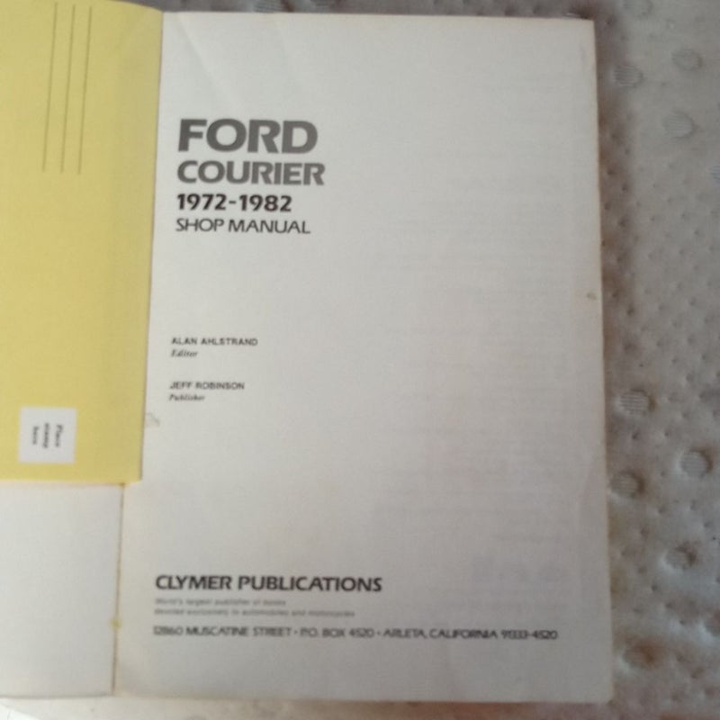 Ford Service-Repair Handbook