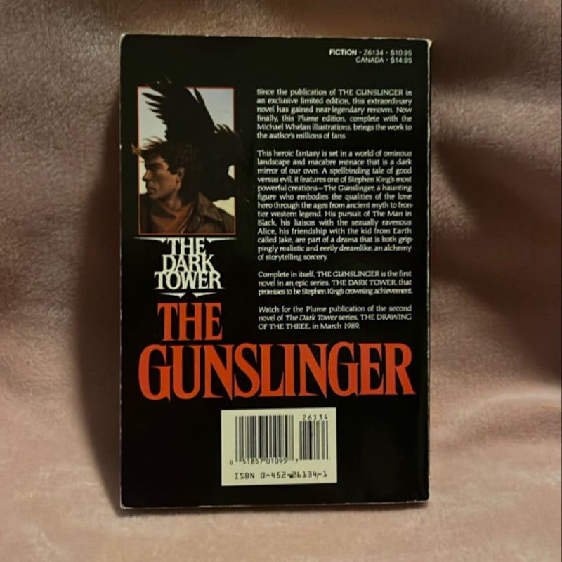 The Gunslinger - (The Dark Tower Book I ) 1988 Plume first paperback edition 
