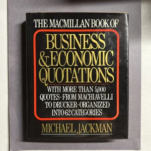 Macmillan Book of Business and Economic