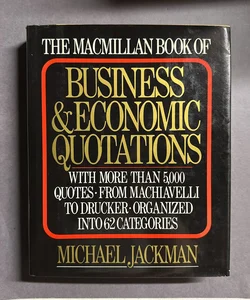 Macmillan Book of Business and Economic
