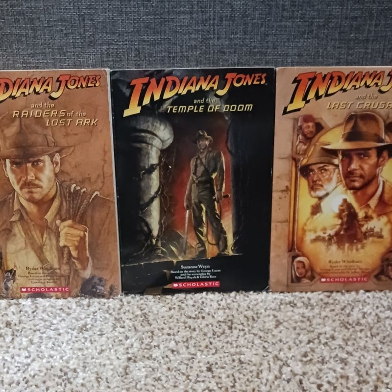 Lot of 3 Indiana Jones Books