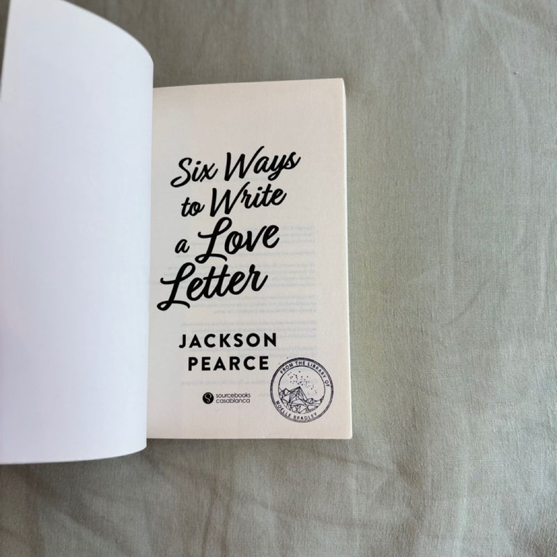 Six Ways to Write a Love Letter