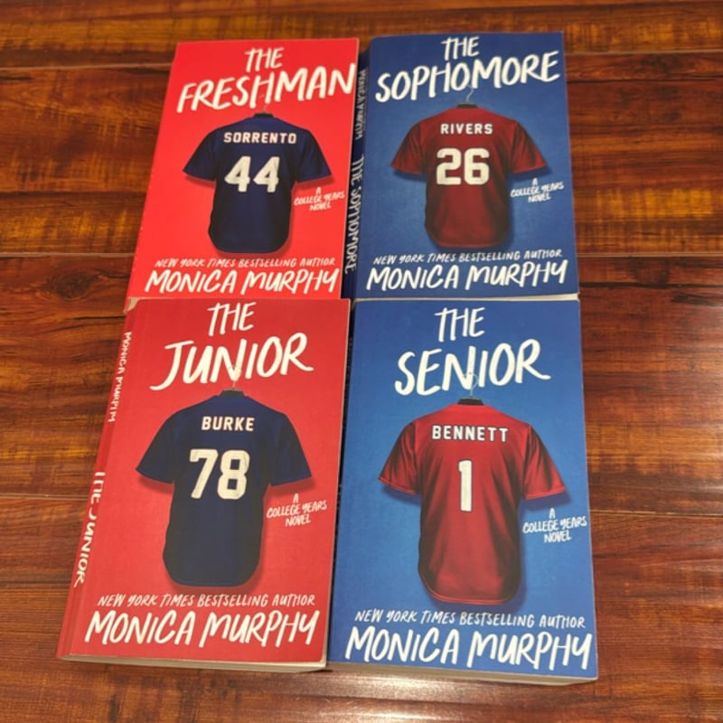 The Freshman - College Years - 4 Book Set by Monica Murphy, Paperback ...