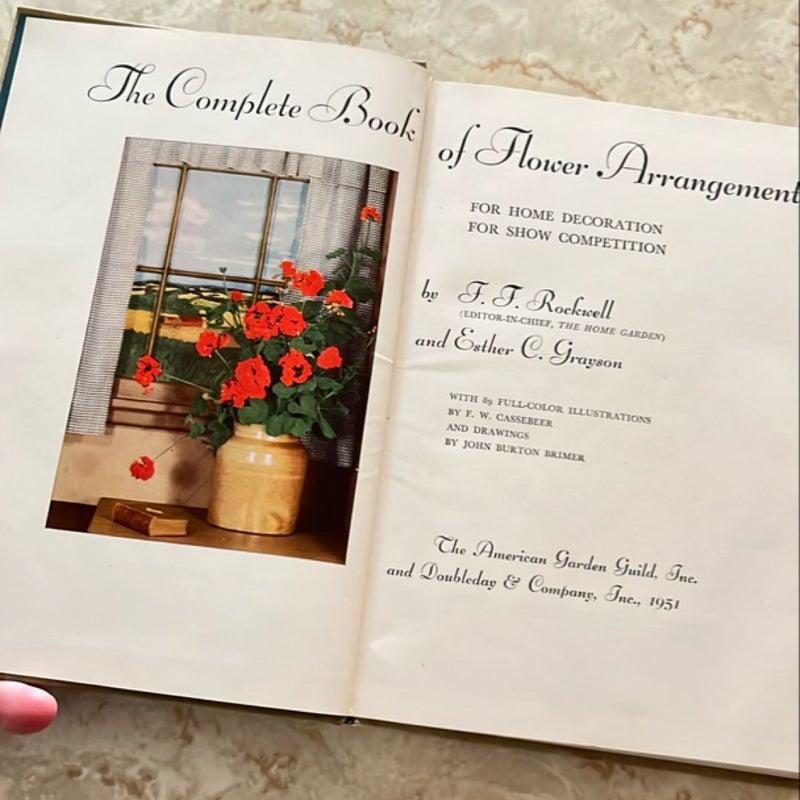 The Complete Book of Flower Arrangement