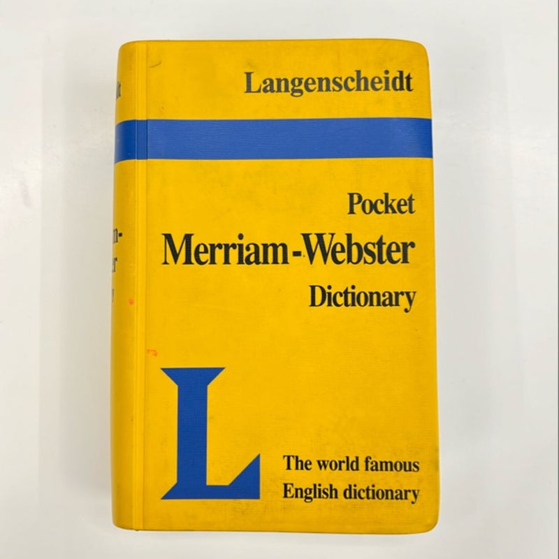 Pocket Merriam-Webster Dictionary