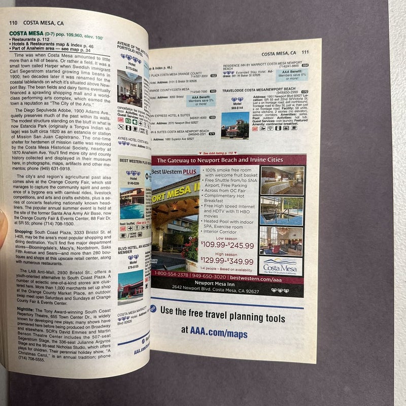 AAA Travel Book- Southern California 