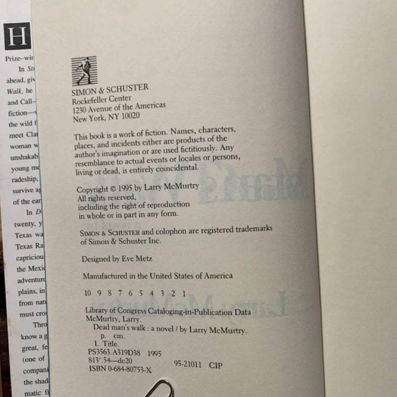 Dead Man's Walk (1st ed.)