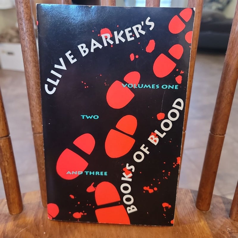 *VINTAGE 1992, SPECIAL EDITION* Clive Barker's Books Of Blood: Volumes 1,2 & 3