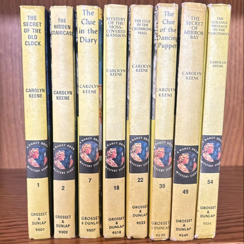 Nancy Drew bundle of 8