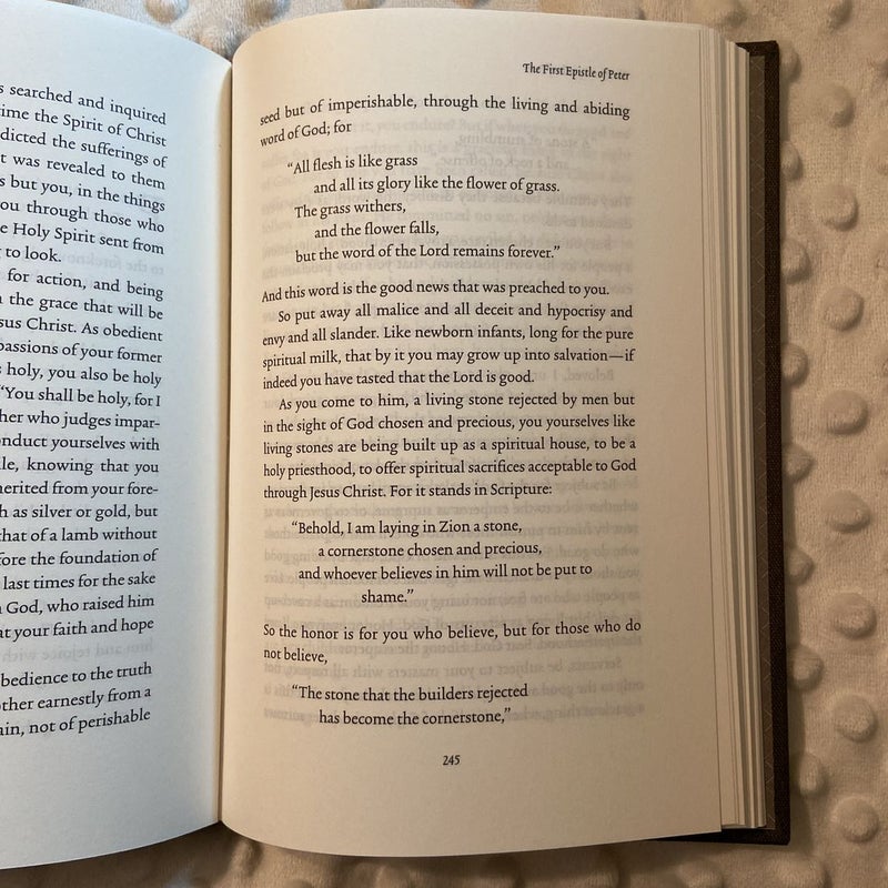 ESV Reader's Bible, Six-Volume Set (Cloth over Board with Permanent Slipcase)