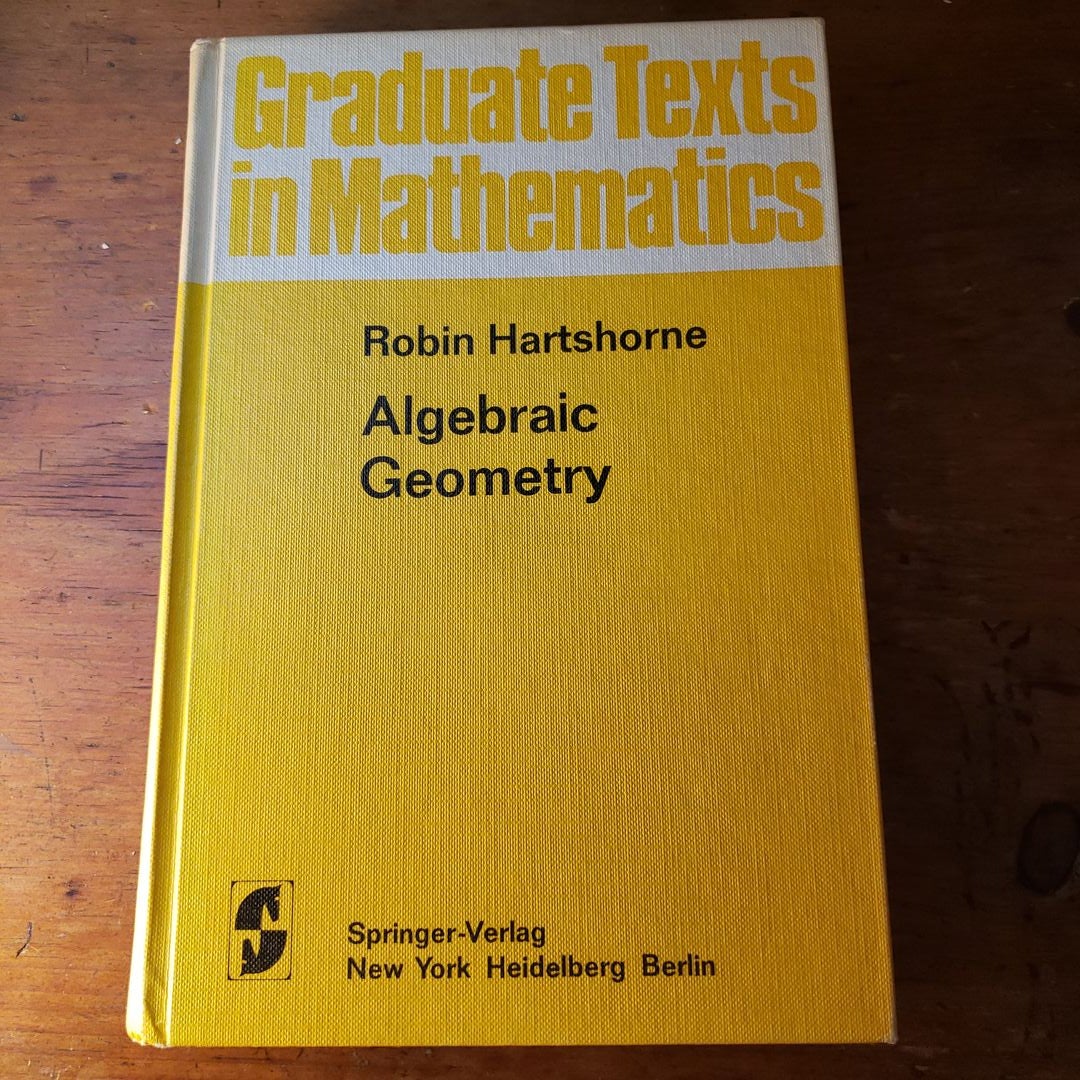 Algebraic Geometry by Robin Hartshorne, Hardcover | Pangobooks