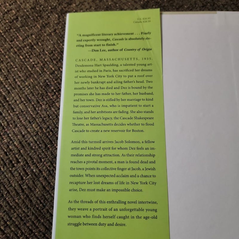 Cascade (2012 First Edition/First Printing)