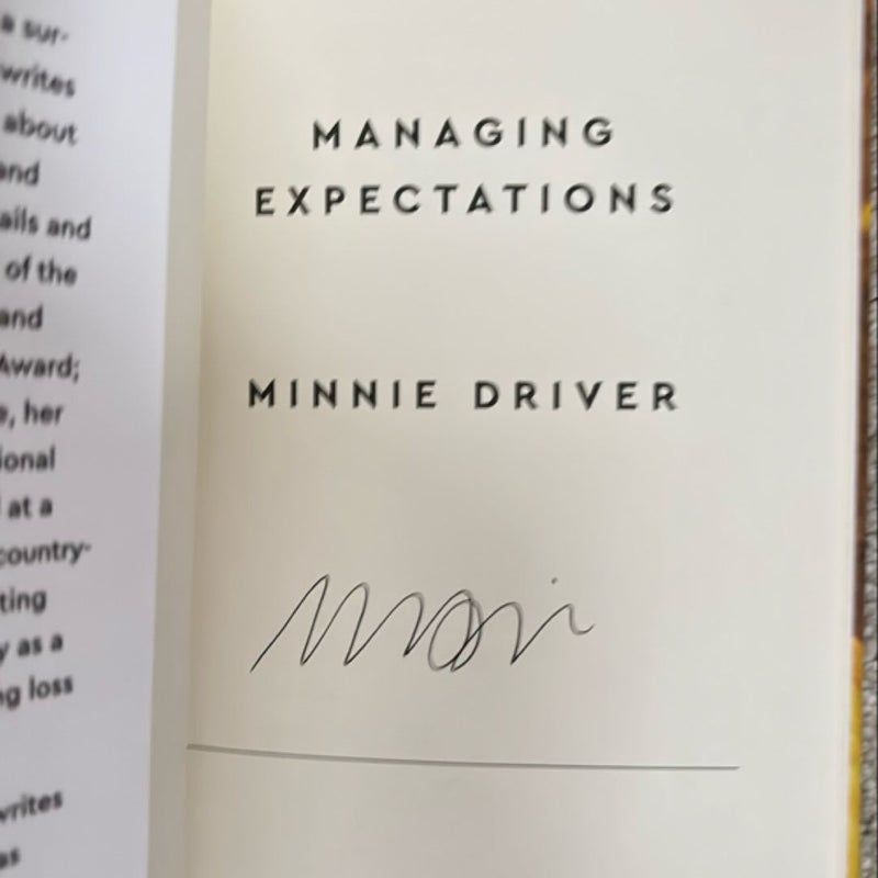 Managing Expectations SIGNED