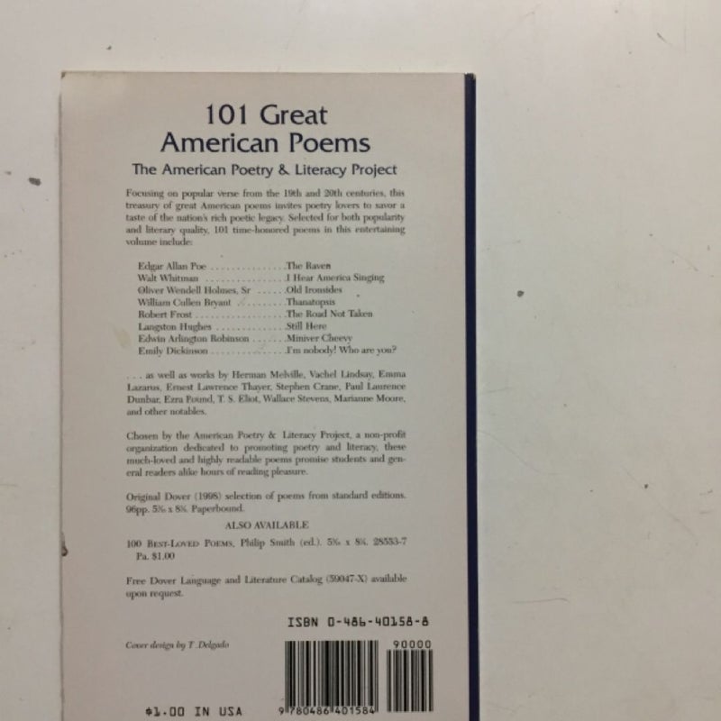 101 Great American Poems