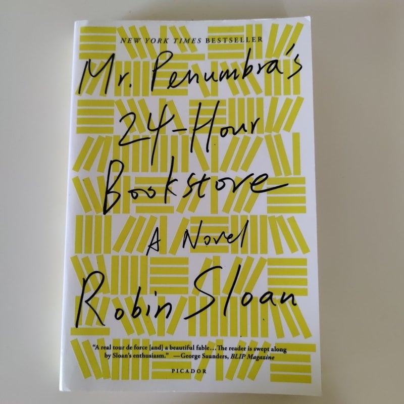 Mr. Penumbra's 24-Hour Bookstore