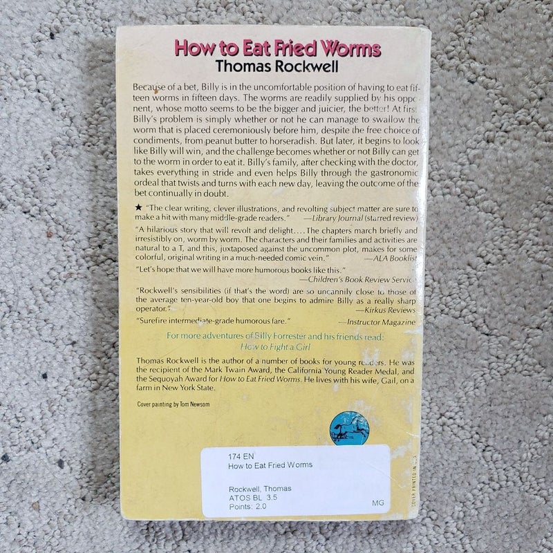 How to Eat Fried Worms (Book Club Edition, 1975)